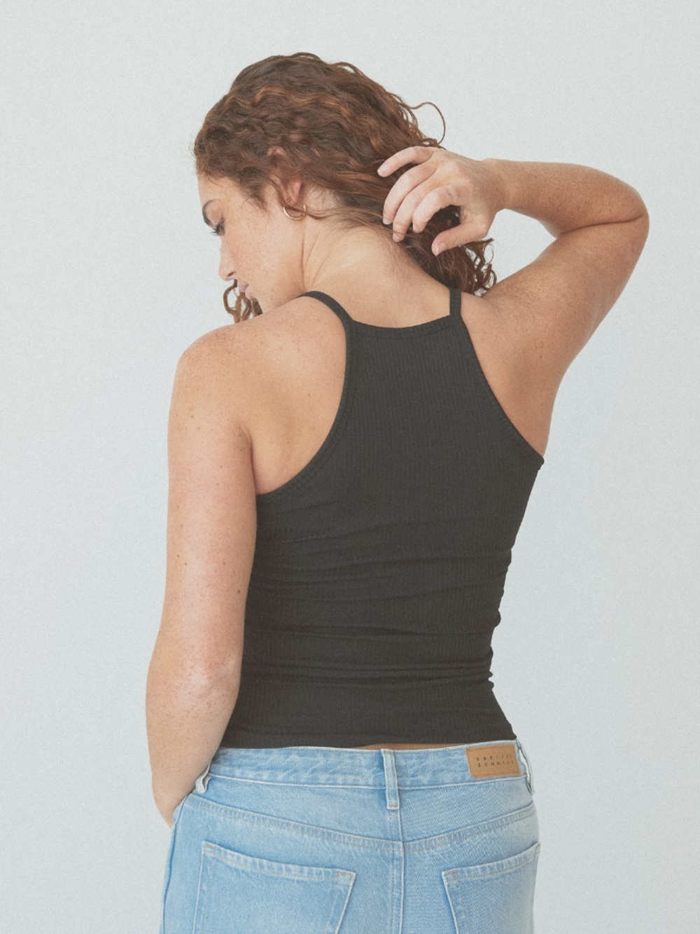 Klassy Network Ribbed High Neck Brami - Picture 3 of 5